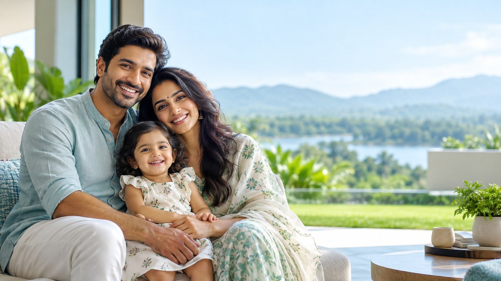 ఆరోగ్యకరమైన భారతీయ కుటుంబం